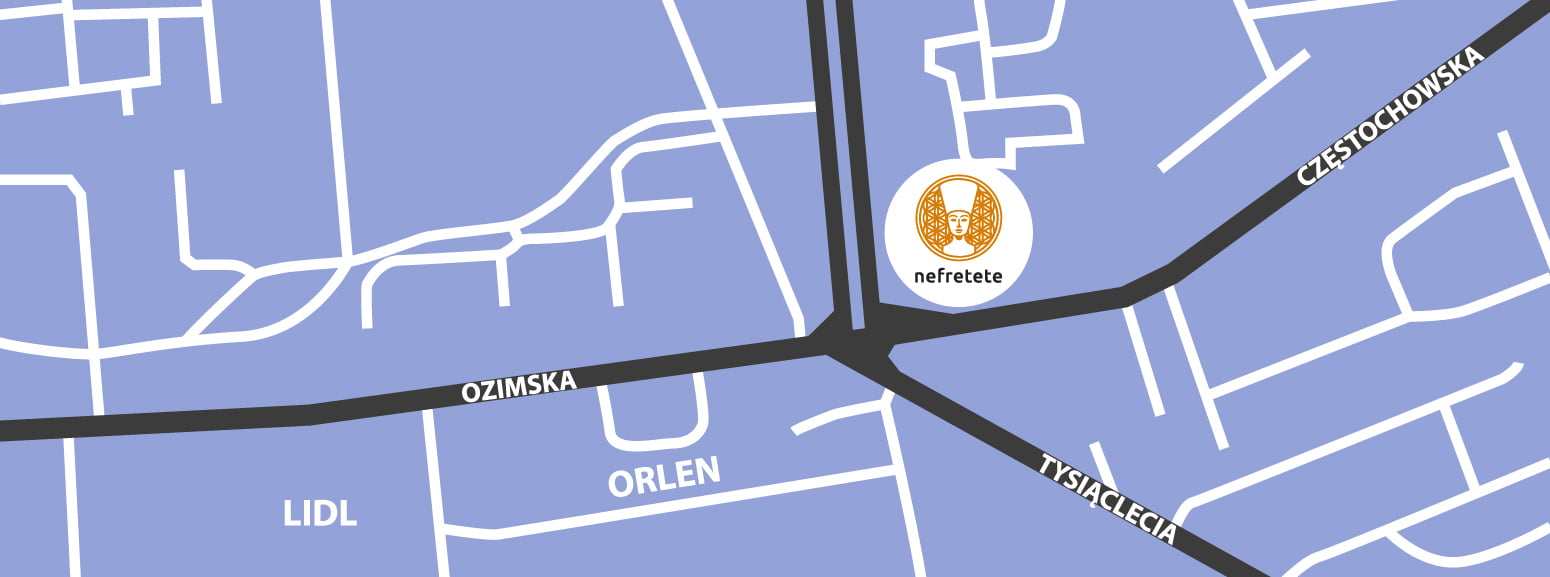 Nefretete Opole mapa